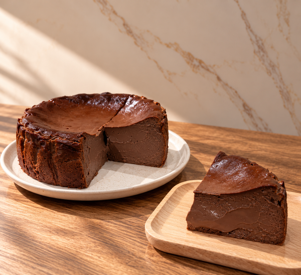 Chocolate Basque Cheesecake