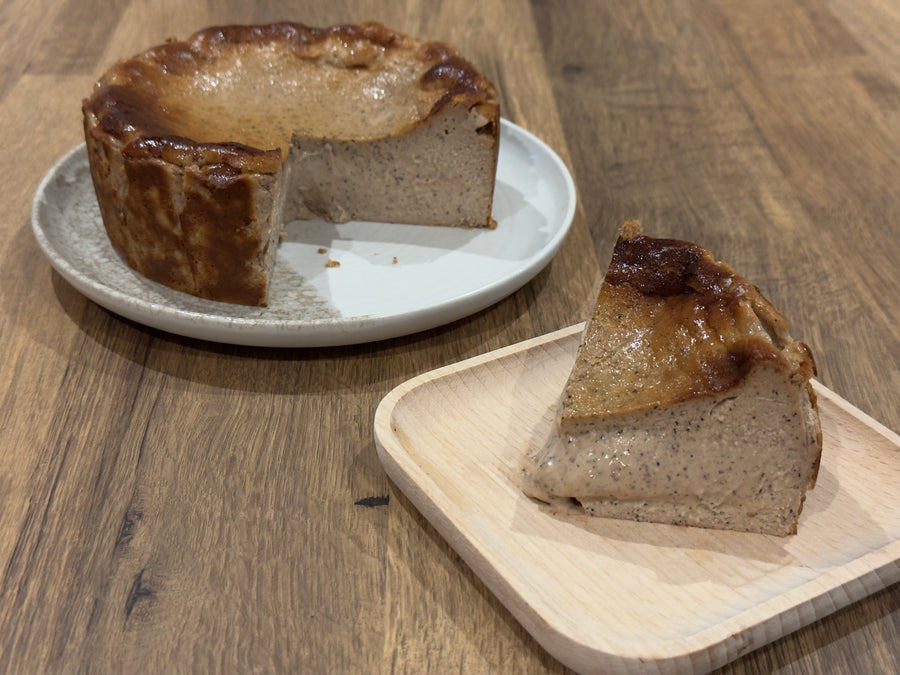 Hojicha Basque Cheesecake