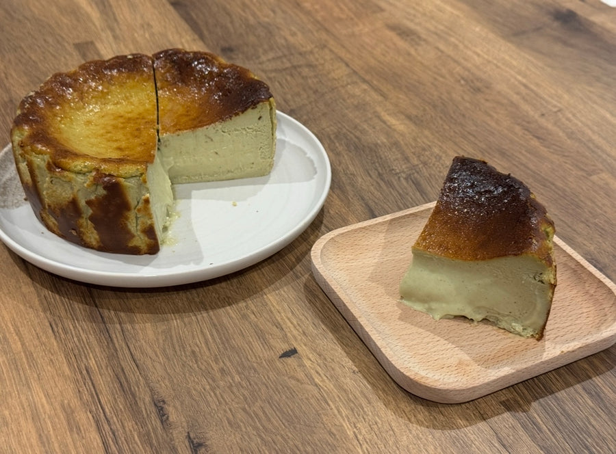 Pistachio Basque Cheesecake