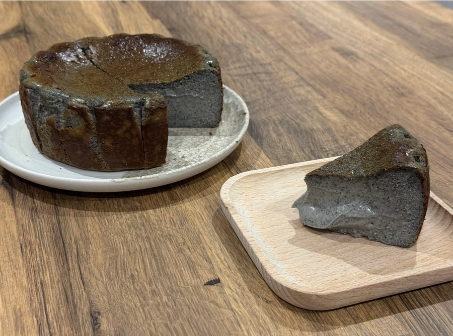 Black Sesame Basque Cheesecake