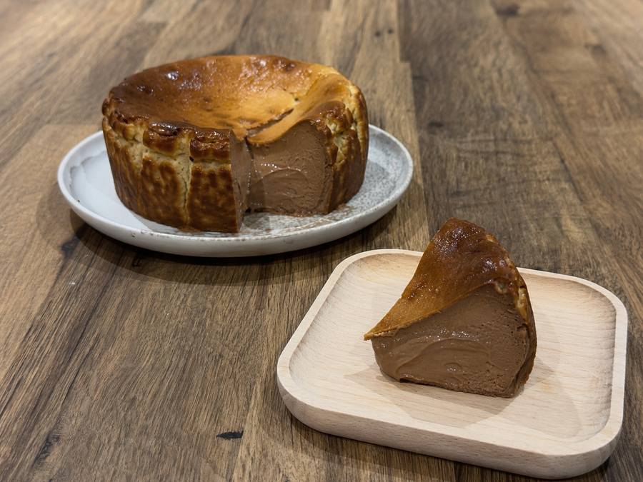Ovaltine Basque Cheesecake