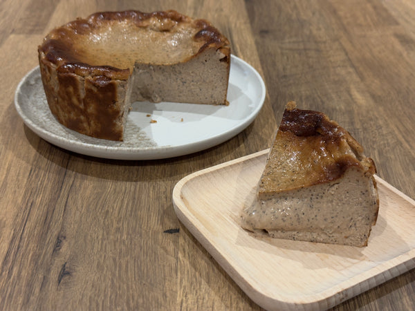 Hojicha Basque Cheesecake